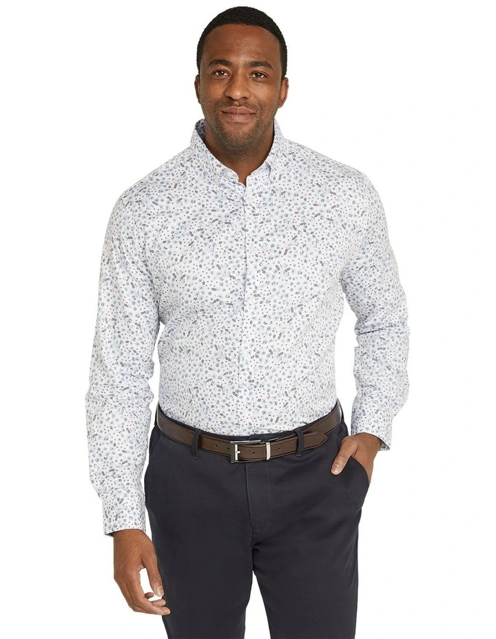 Mason Floral Shirt in White