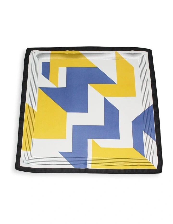 Anessa Hair Scarf in Yellow/Blue