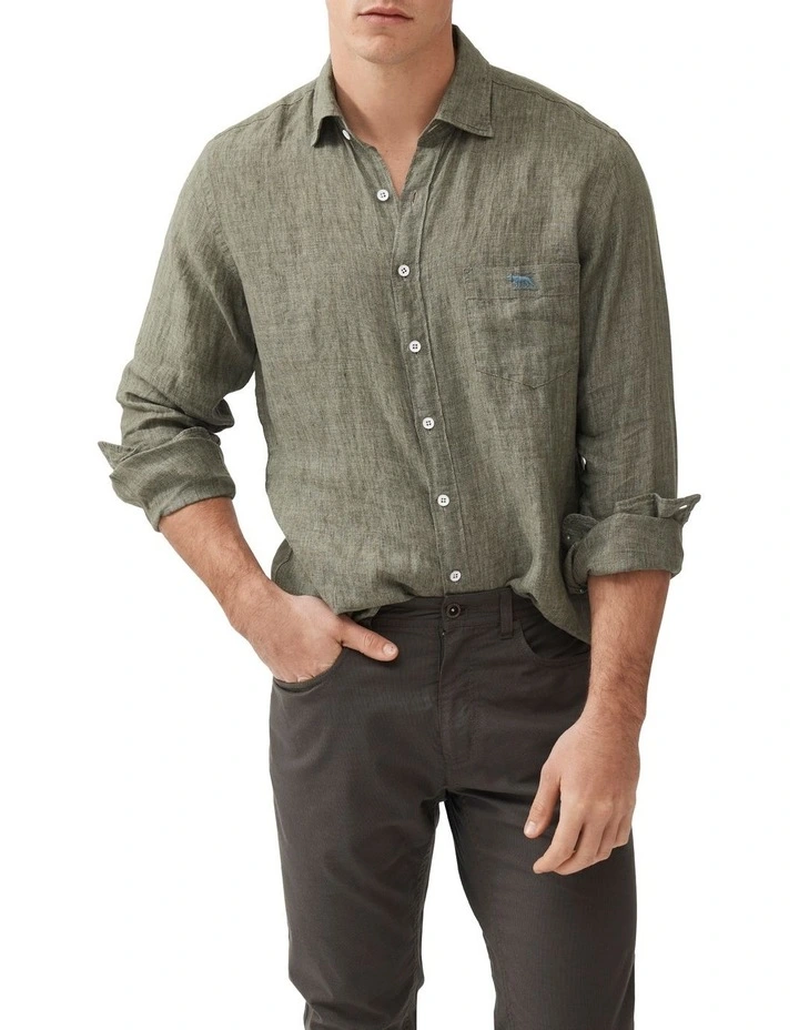 Coromandel 2 Sports Fit Shirt in Kelp