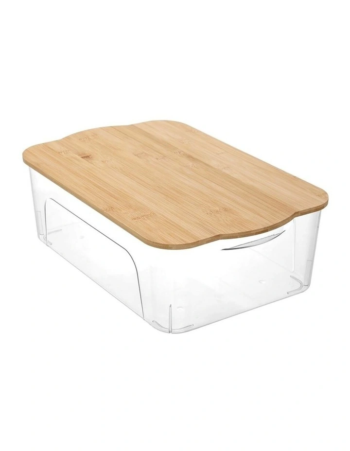 Crystal Reno Home Storage Box 15L/45cm with Lid in Clear