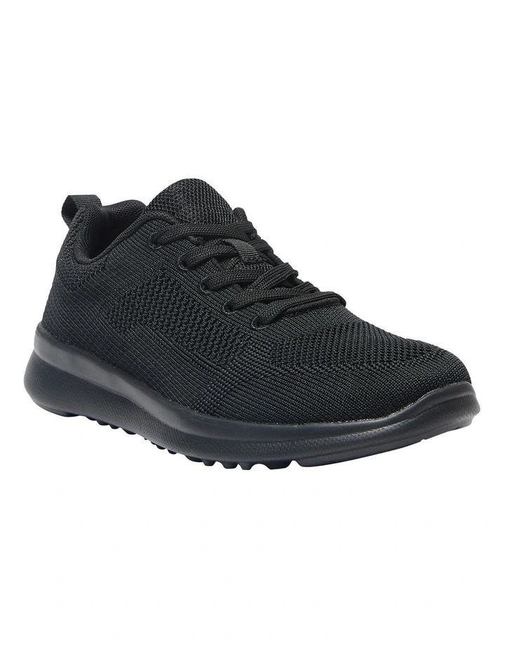 Quantum Sneakers in Black on Black
