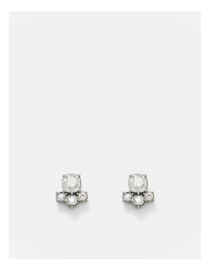 Barbarella Stud Earrings in Silver