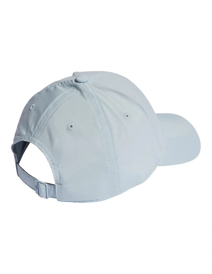 Embroidered Logo Lightweight Baseball Cap in Wonder Blue/White