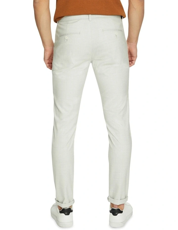Embrock Check Chino in Natural