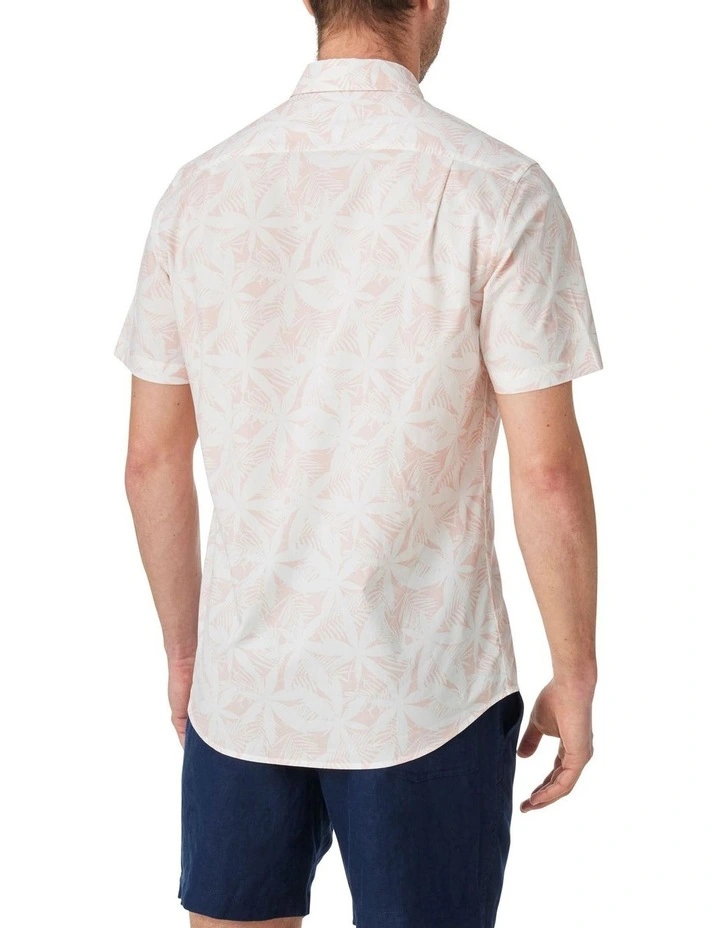 Pronto Floral Print Shirt in Dusty Pink