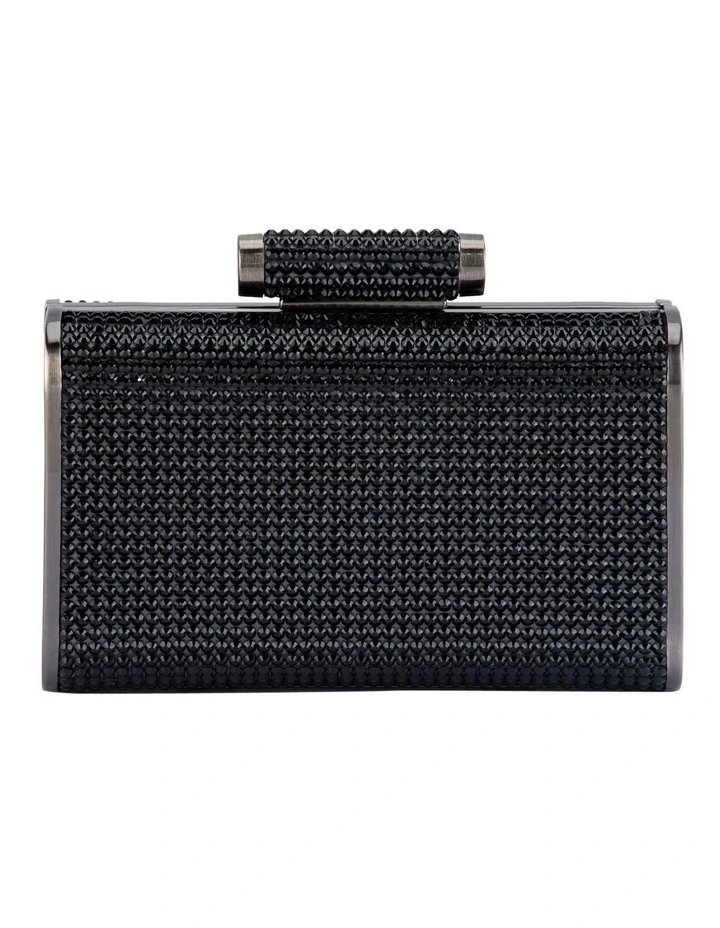 Bae Crystal Clutch in Black