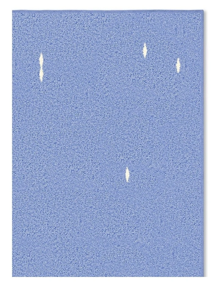 Confetti Washable Cotton Feel Rug in Periwinkle