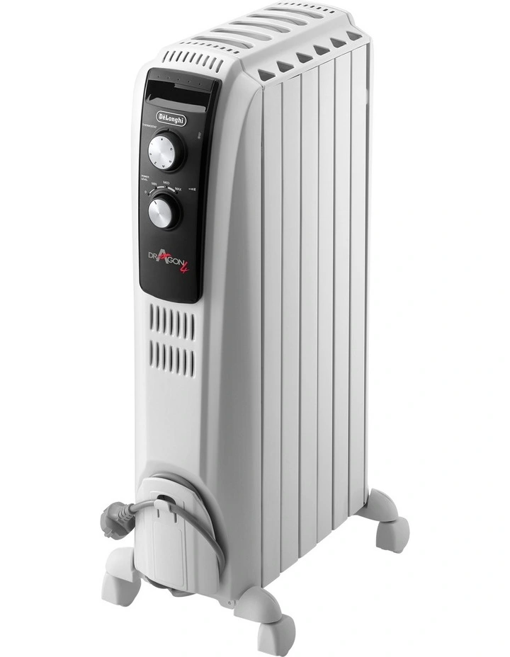Dragon 4 Oil Column Heater With Timer in White TRD41500MT
