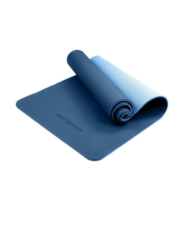 Dark Blue 8mm TPE Yoga Exercise Mat