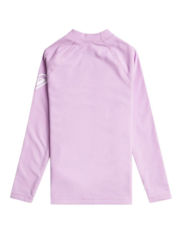 Heater Long Sleeve UPF 50 Surf T-shirt in Crocus Petal