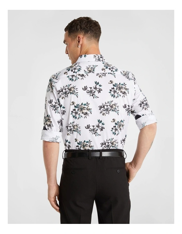 Mexi Slim Fit Floral Shirt in Multi
