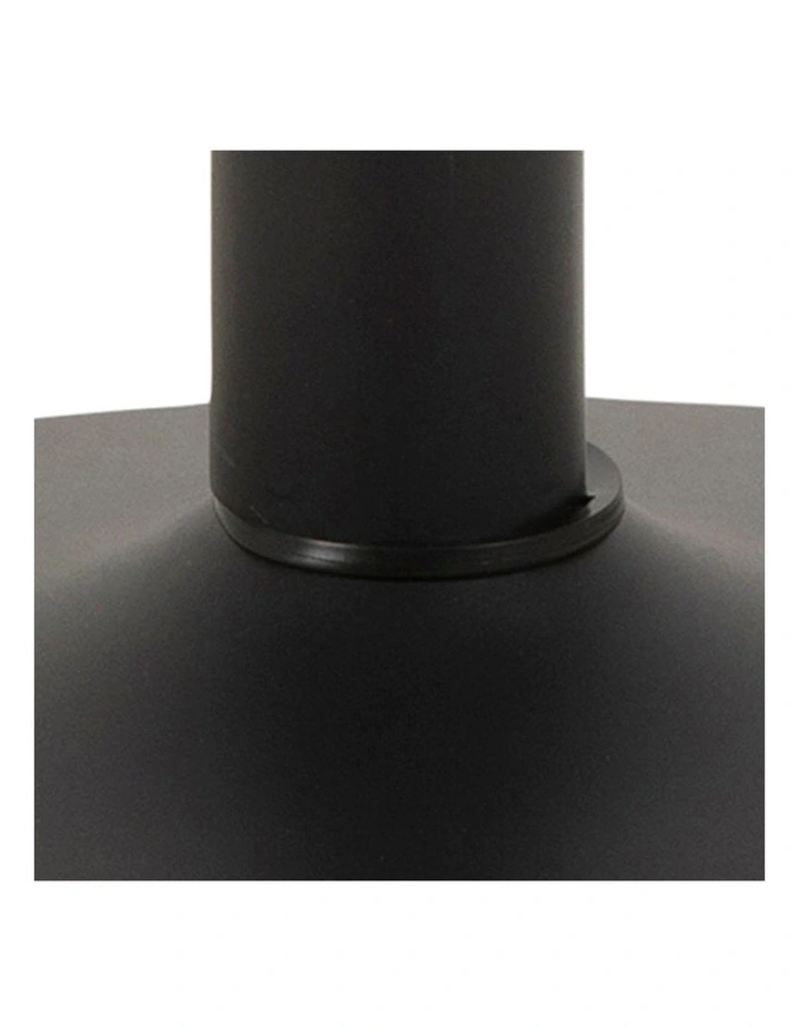 Titan Round Dining Table 110cm in Black