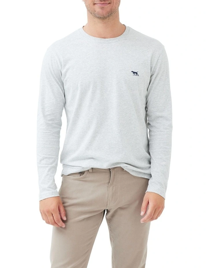 Long Sleeve Gunn T-Shirt in Pebble