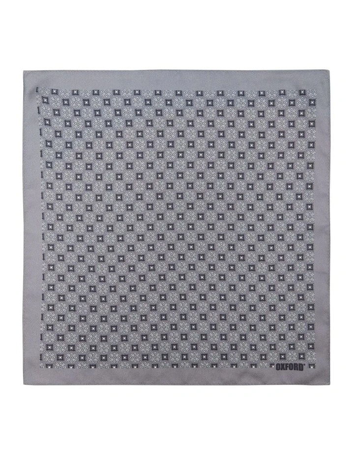 Franklin Pocket Square in Silver