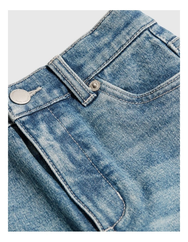 Straight Denim Jean in Indigo