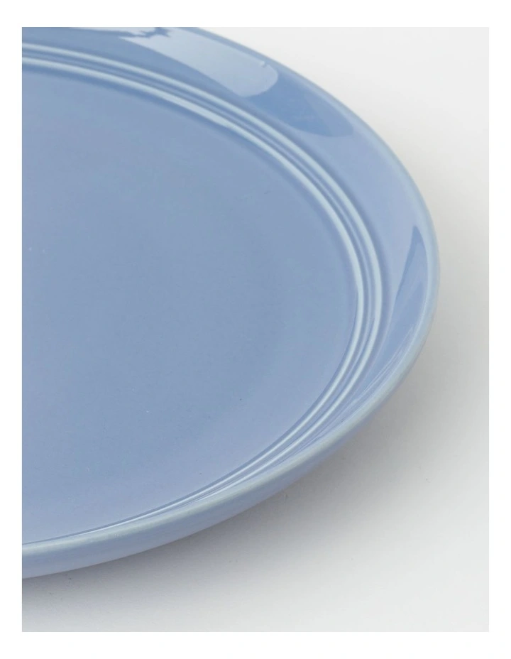 Avenue Dinner Plate in Dusk Blue