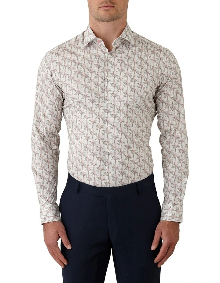 Motion Slim Fit Shirt in Taupe