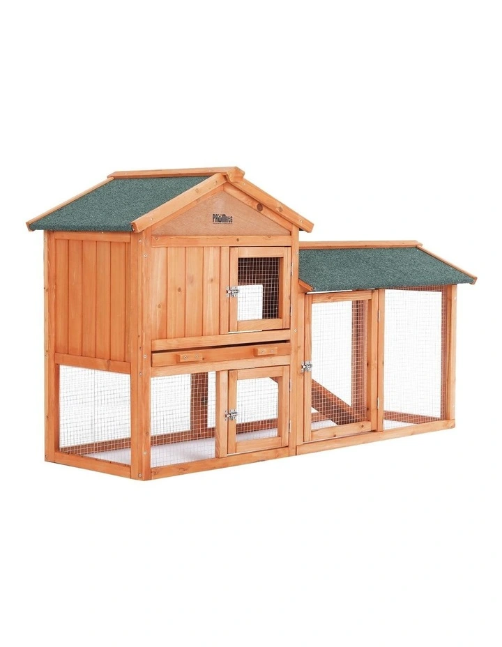 2 Storey Pet Hutch 148x44x84.5cm in Orange