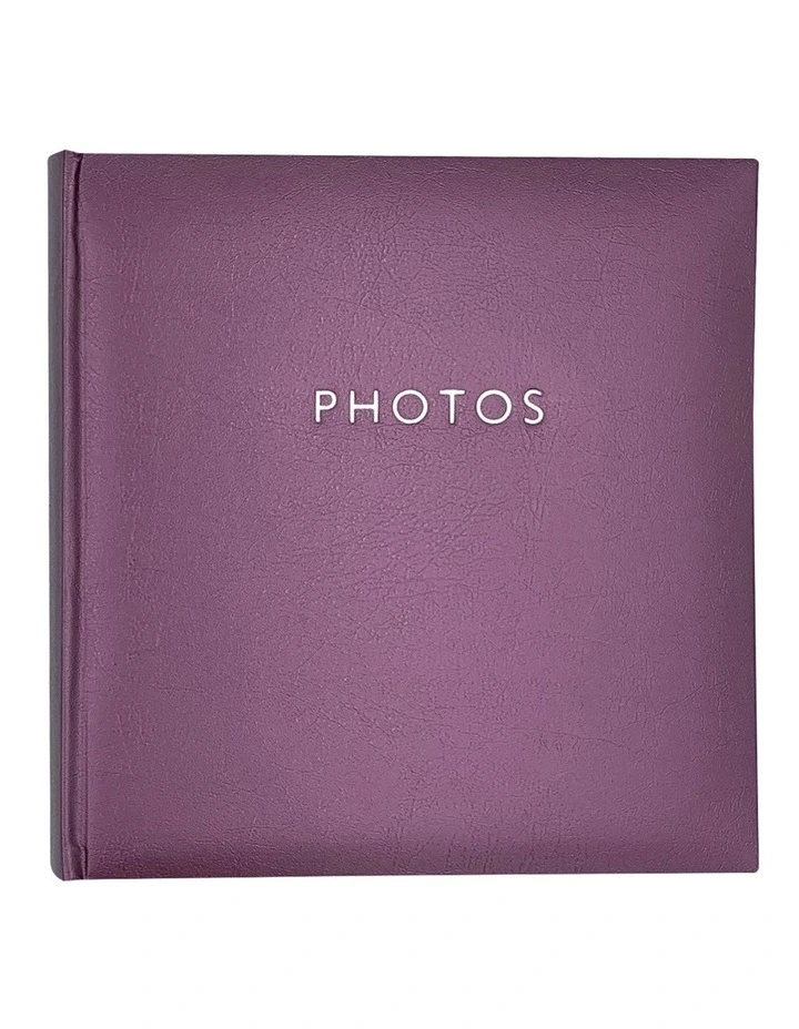 Glamour Photo Album 200 Photo Capacity in Purple