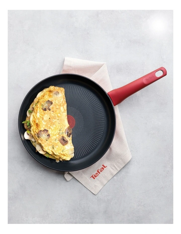 Perfect Cook Non-Stick Induction Frypan 3 Piece Set in Red