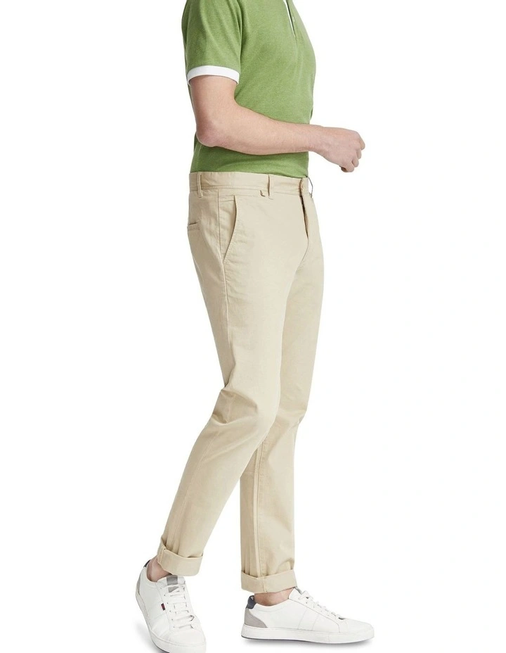 Danny Casual Organic Cotton Chino in Beige
