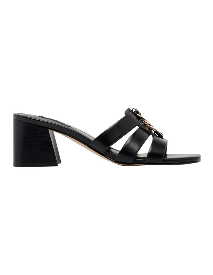 Gipper Heeled Sandal in Black