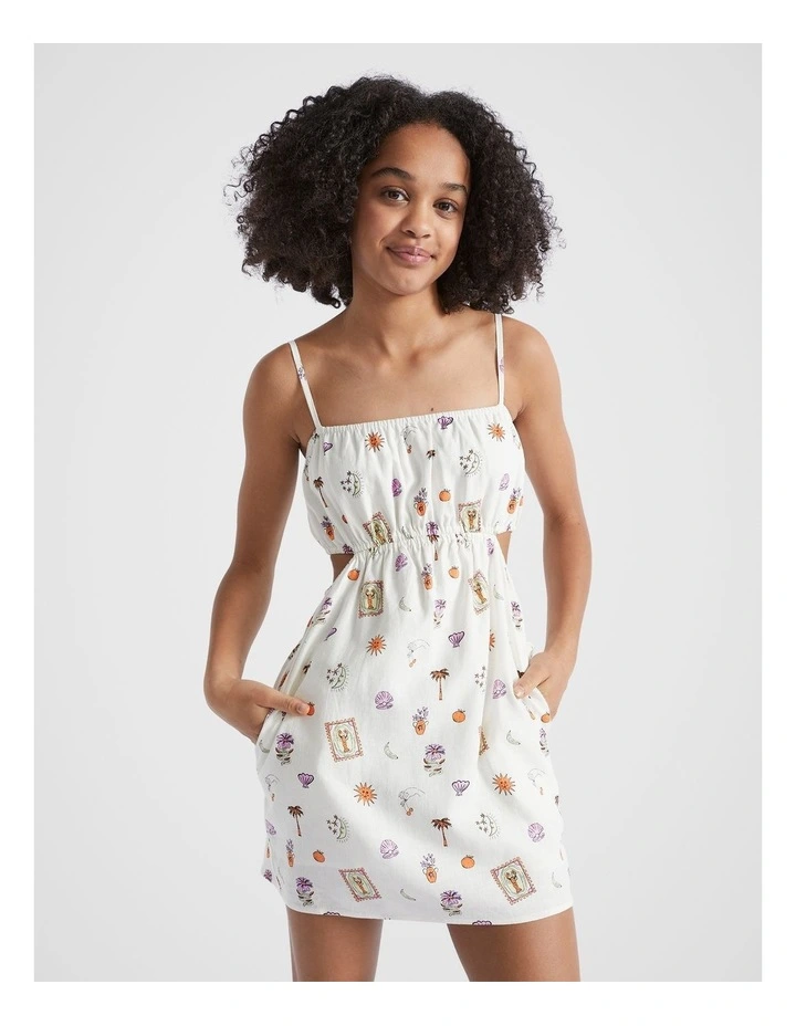 Soleil Dress in White