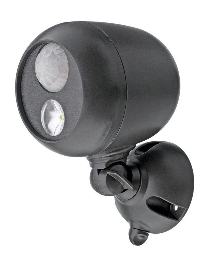 Motion Activated Spotlight Black
