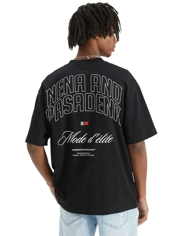 Mode Heavy Street Tee in Black