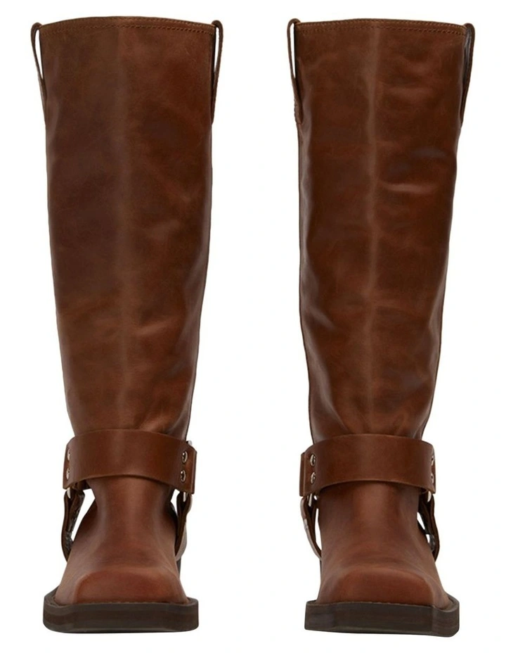 Biker Boots in Brown