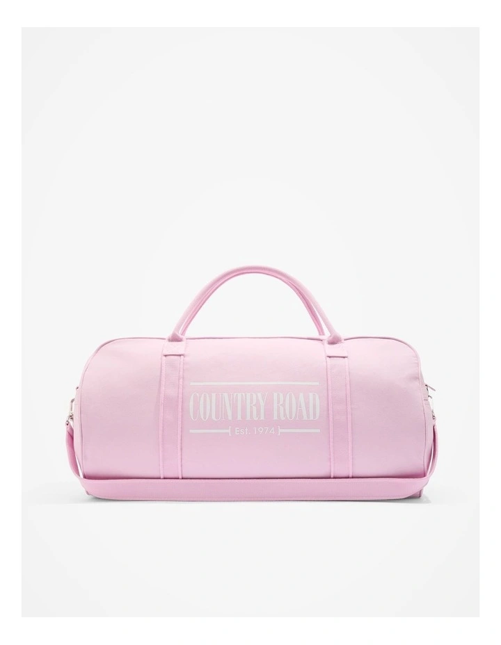 Australian Cotton Heritage Zip Canvas Tote in Rose