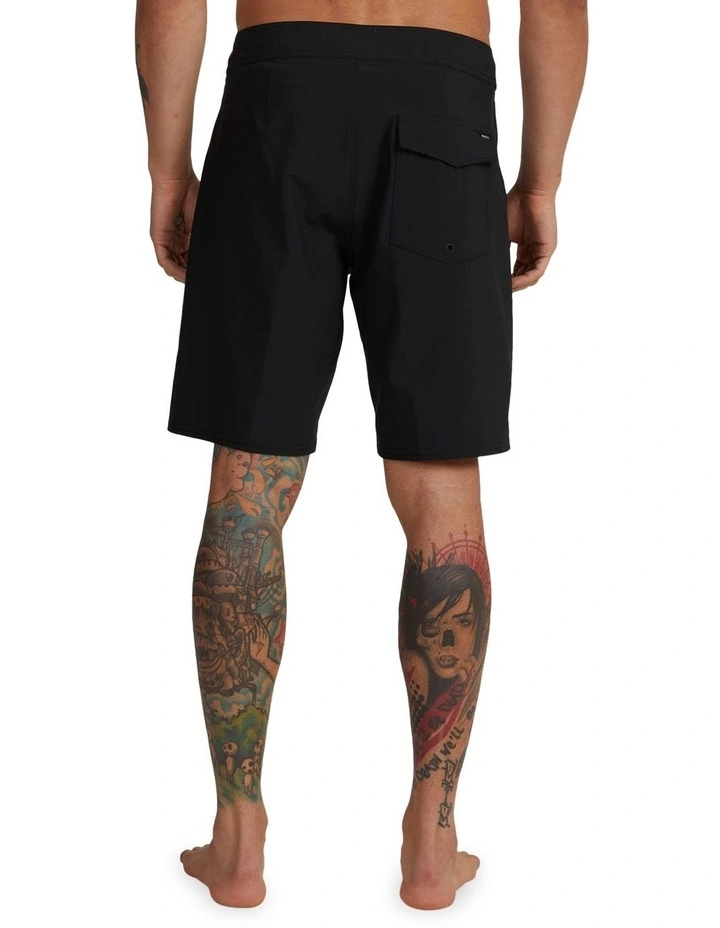 VA Trunk Solid Boardshorts in Black