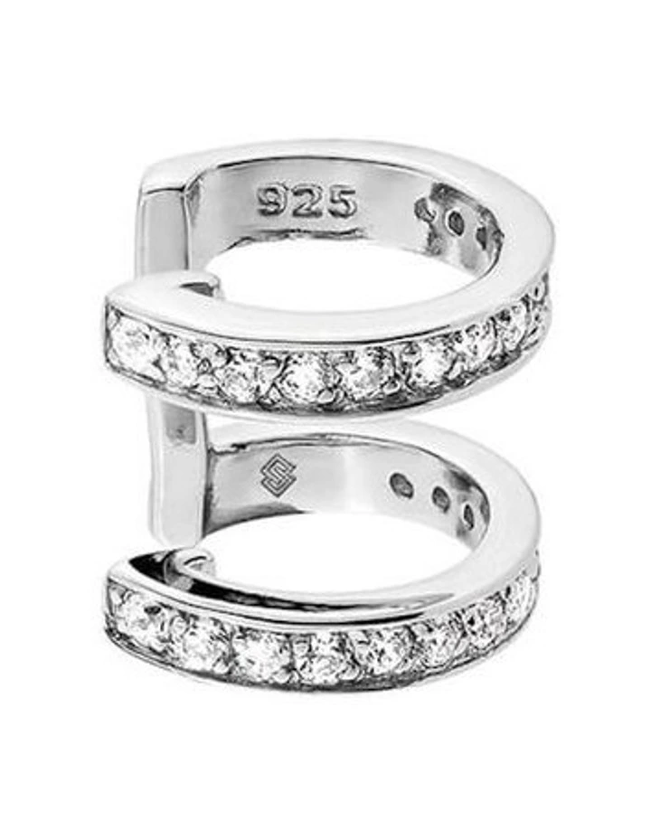 Edge Duo Ear Cuff in Silver