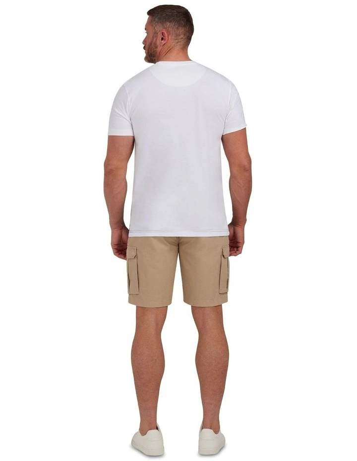 Large Cut & Sew T-shirt in Red