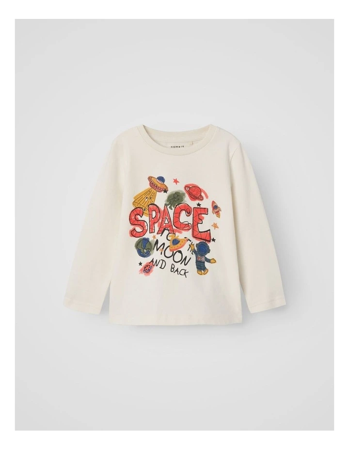 Napolean Long Sleeve Top in Jet Stream