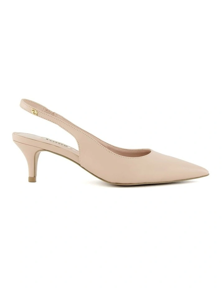 Capitol Slingback Heel in Natural
