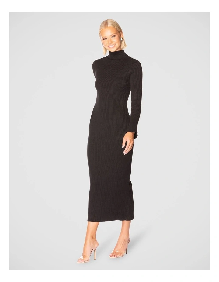 Kataeya Knit Dress in Black