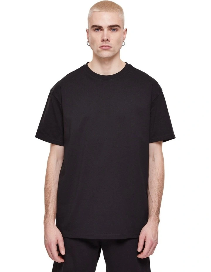 Heavy Oversized Tee in Black