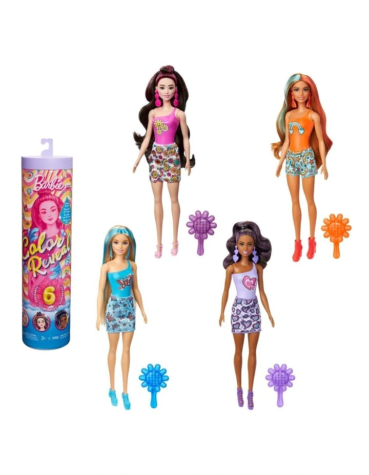 Colour Reveal Groovy-Themed Series Doll Assortment