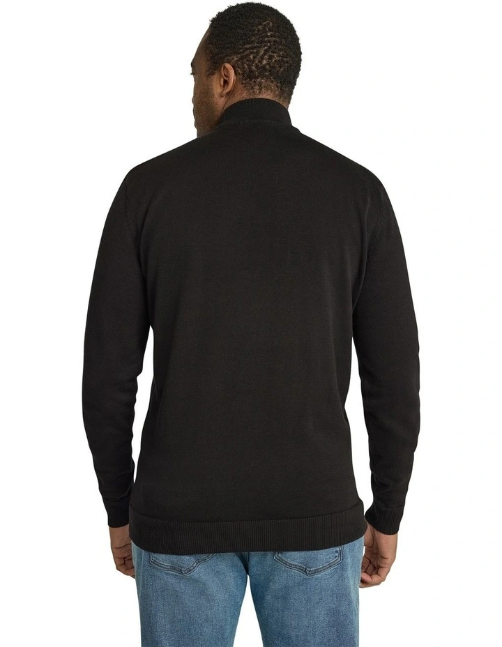 Essential Turtle Neck Sweater in Black