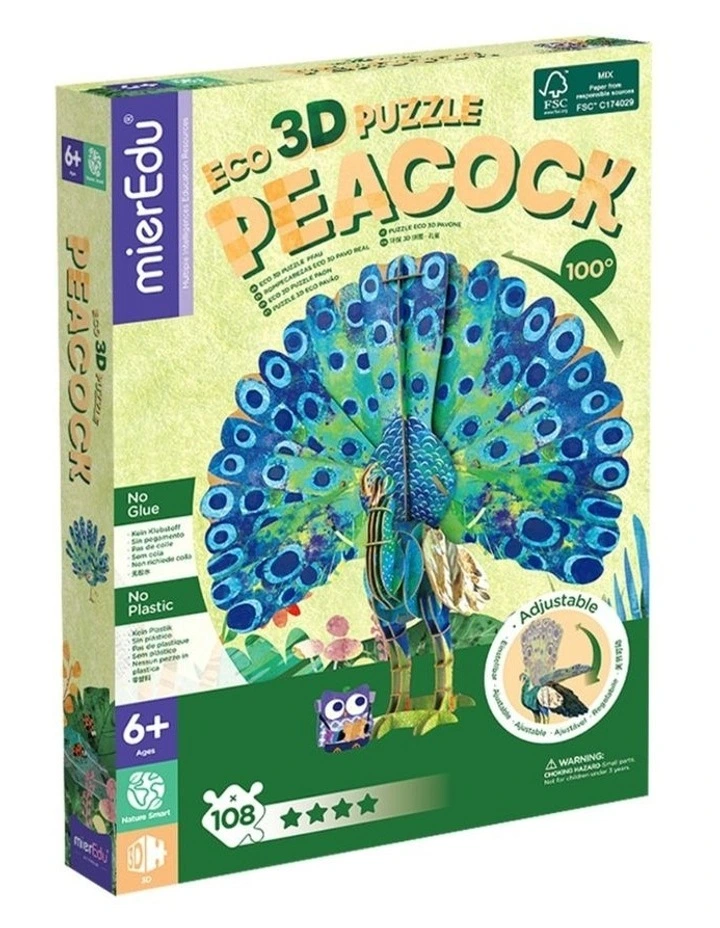 Mier 3D Puzzle Peacock