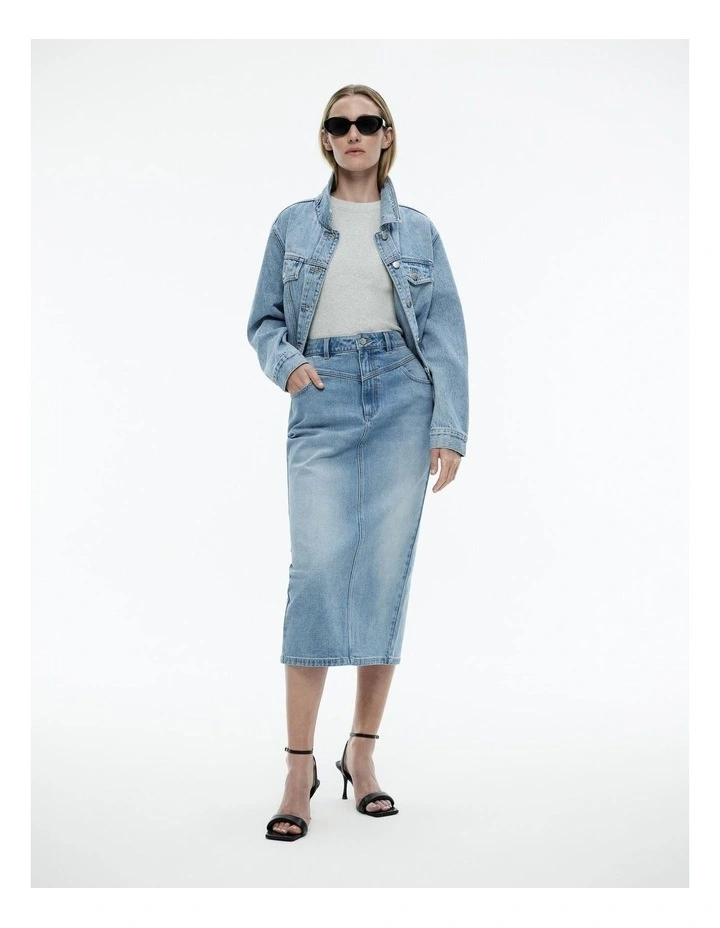 Bind Detail Racer in Light Grey Marle