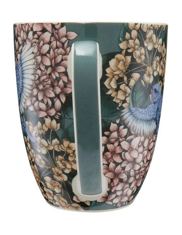 The Black Pen Reminisce Coupe Floral Mug 420ml in Multi