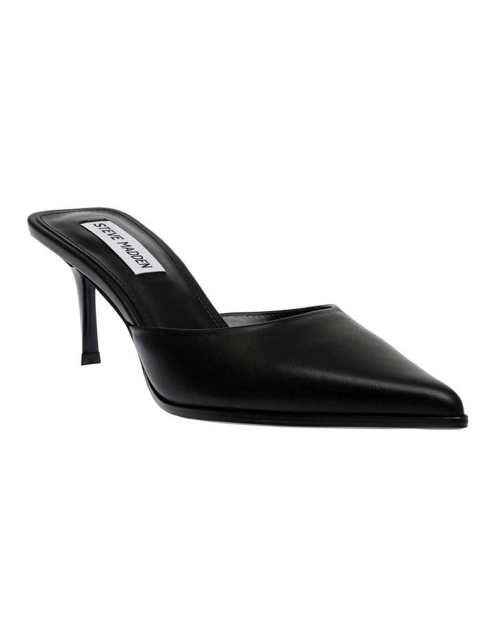 Hypnosis Mule in Black leather