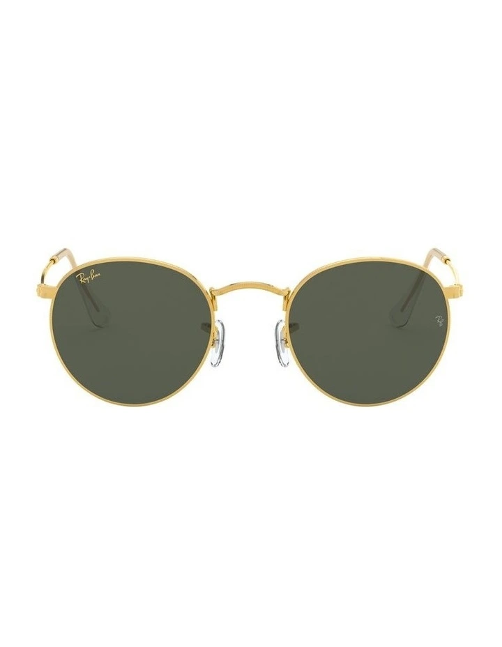 Round Metal Legend Gold Gold RB3447 Sunglasses