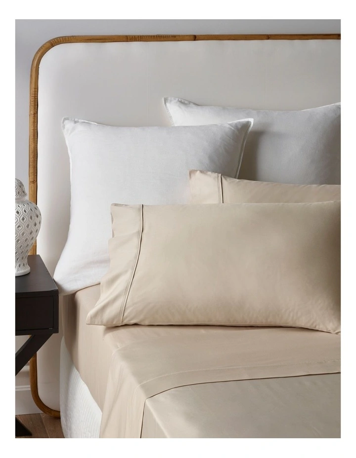 1000TC Egyptian Cotton Blend CVC Sheet Set in Moonbeam