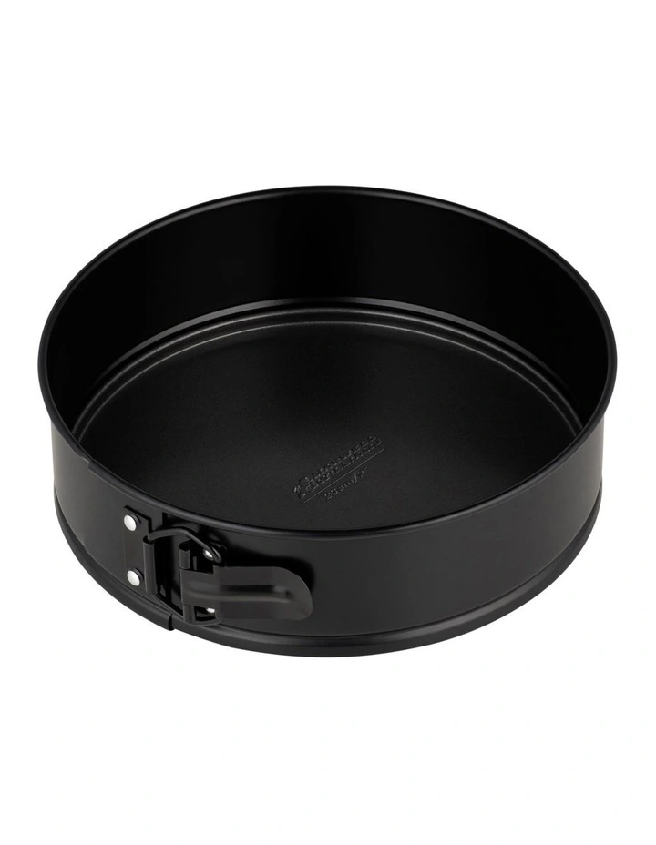 BakerMaker Non-Stick Springform Round Cake Pan 23cm in Black