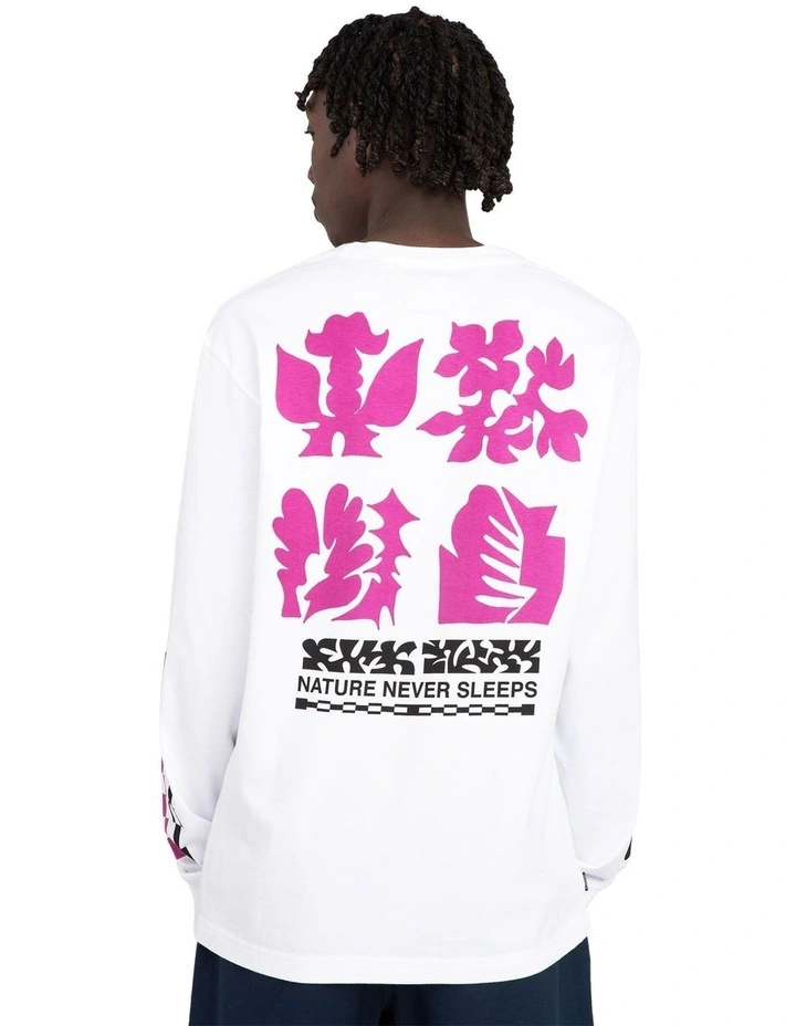 Awake Long Sleeve T-shirt in White