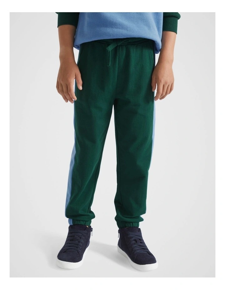 Side Stripe Trackpant in Ivy