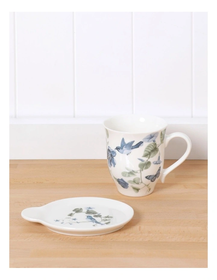 Somerton Garden Spoon Rest in Blue
